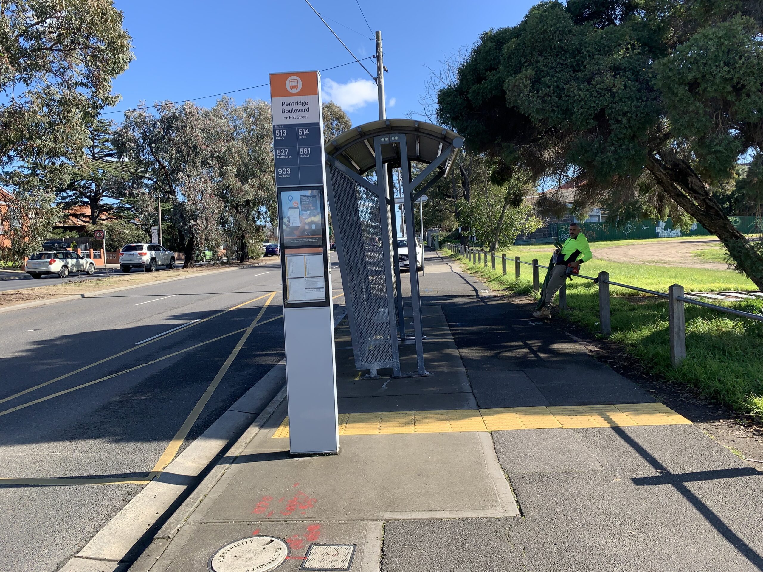 BUS STOP RELOCATION