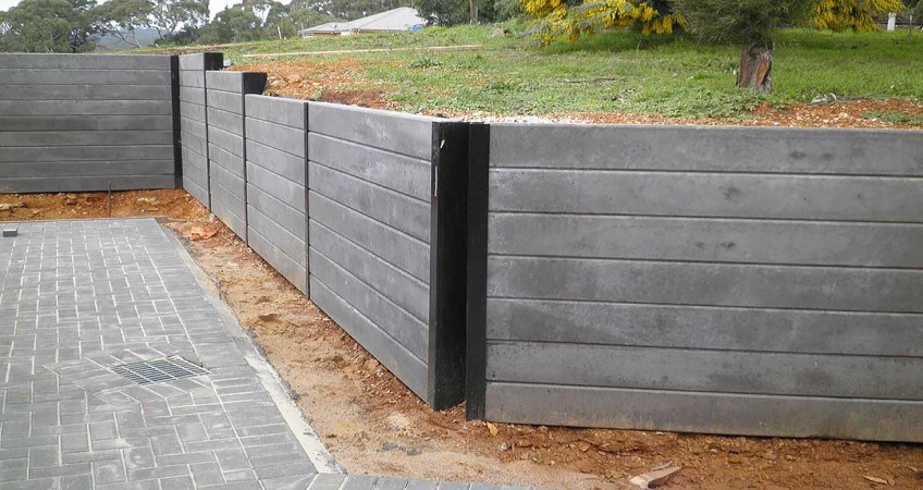 Blackwood Concrete Sleeper Retaining Wall