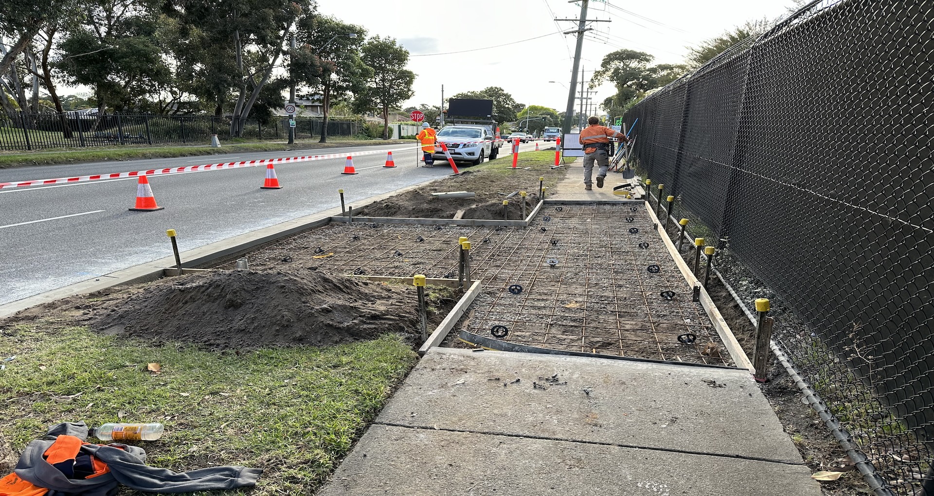 BUS STOP CONSTRUCTION