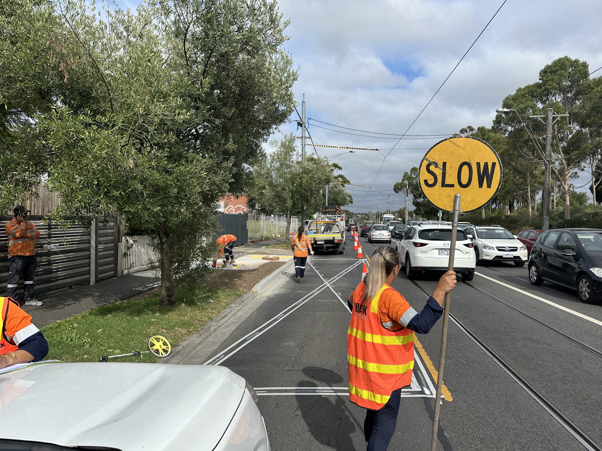 Bus Stop Construction in Victoria