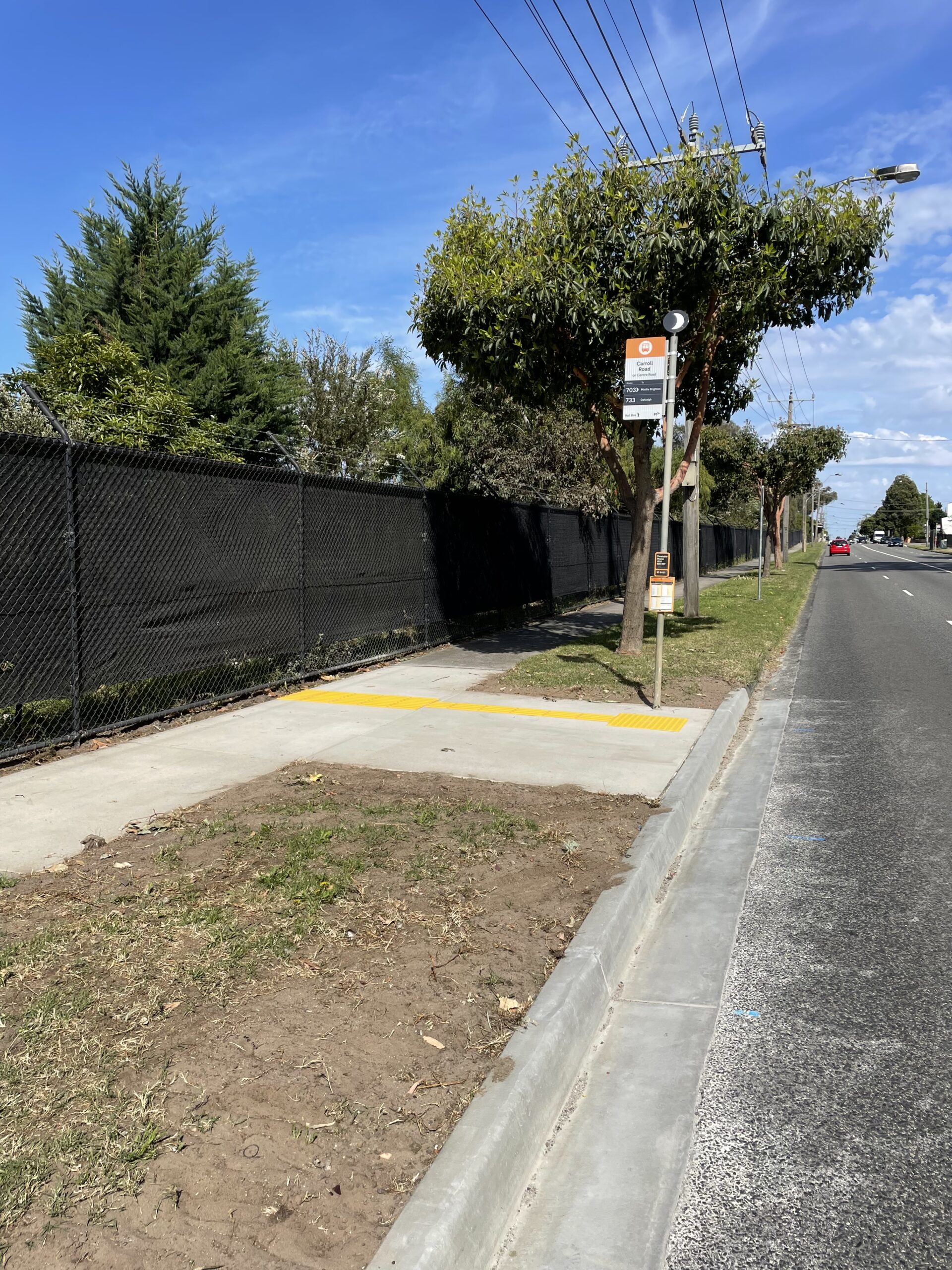 Bus stop layout design Melbourne