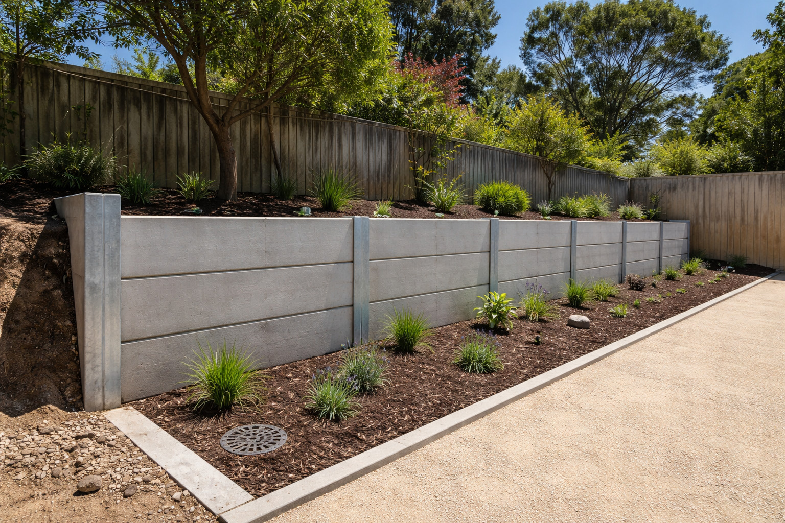Concrete Retaining Walls